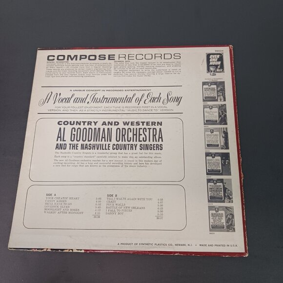 Country & Western The New Al Goodman Orchestra Vinyl Record S-98024 VTG 1966 VG+ - Picture 8 of 10
